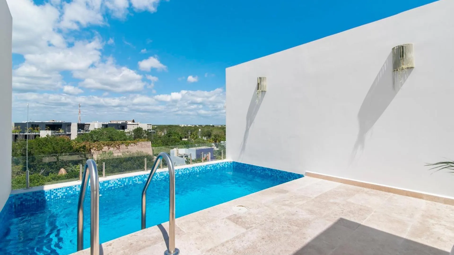 Serenity In The Sky - Studio With Rooftop And Plunge Pool Тулум Апартаменты